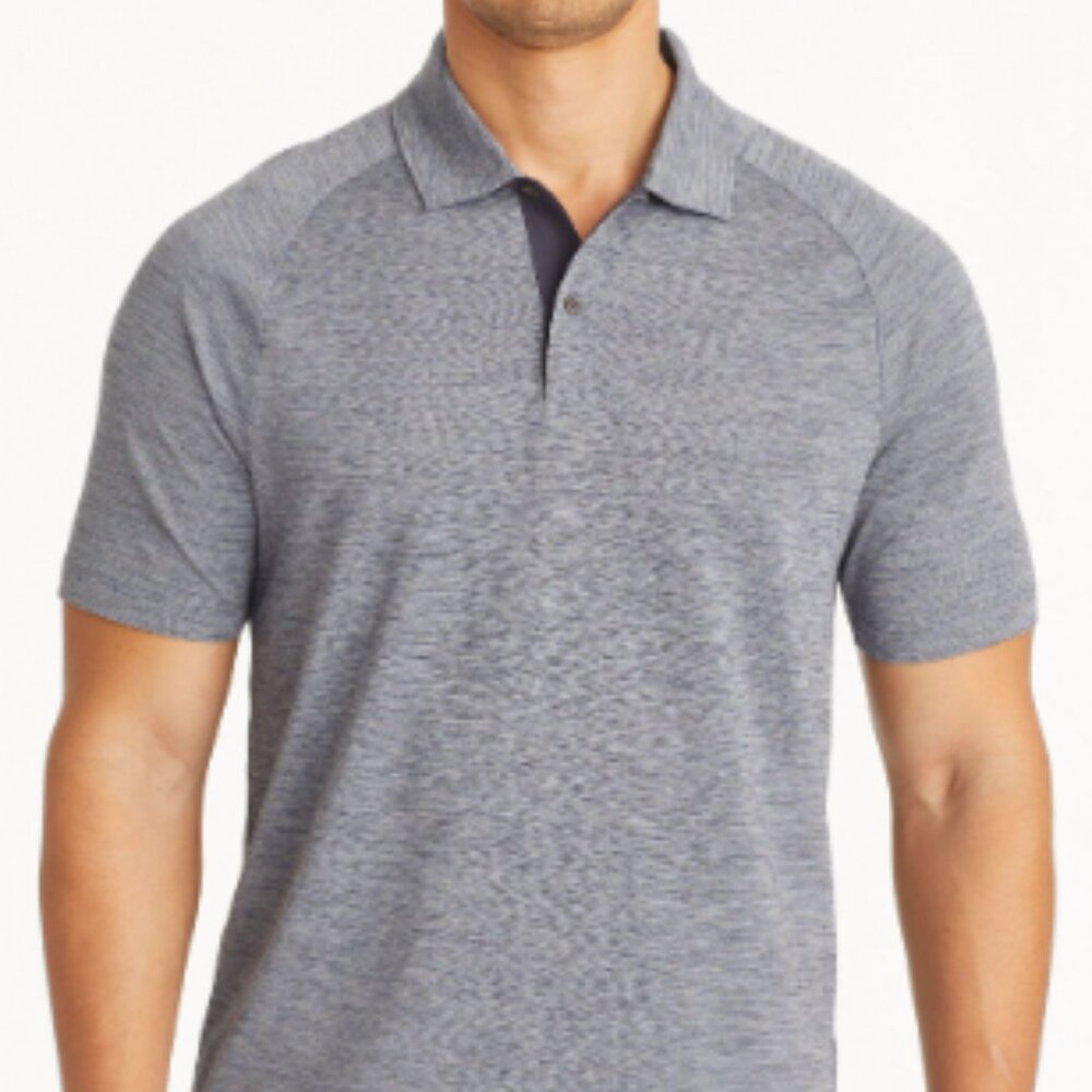 Untuckit Heathered Performance Polo-Hannifer - image 1
